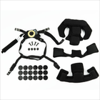 Комплект: Підвісна система Team Wendy з подушками + запчастини для захисного шолому (Чорний) - зображення 2