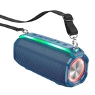 Портативная Беспроводная Bluetooth Колонка Акустика HOCO Rick sports BT speaker HC23 IPX4 | RGB подсветка, 10W, BT5.3, FM, TF, USB, TWS | Синий
