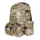 Рюкзак +3 подсумка AOKALI Outdoor B08 75L Camouflage CP большой походный