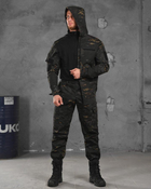 Тактический летний костюм 3в1 штаны+убакс+куртка XL черный мультикам (87107) - изображение 1
