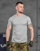 Тактична футболка чоловіча Logos-Tac 4XL сіра (86908)