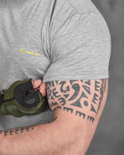 Тактична футболка чоловіча Logos-Tac 3XL сіра (86908) - зображення 3