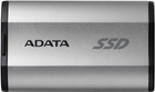SSD dysk Adata SD810 1TB 2.5" USB Type-C 3D NAND TLC Silver (SD810-1000G-CSG) - obraz 1