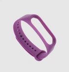 Ремешок Xiaomi Mi Band 4 / 3 силиконовый однотонный браслет Фиолетовый 2418P