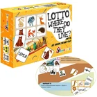 Лото в картинках для детей Умняшка 2132-UM Lotto Where do they live? на английском (2132-UM-RT)