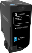 Toner cartridge Lexmark 84C2HC0 Cyan (84C2HC0) - obraz 1