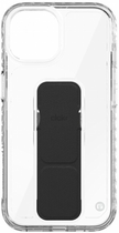 Etui plecki CLCKR Stand and Grip Case 54502 do Apple iPhone 15 Transparent/Black (4251993301452) - obraz 2