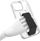 Etui plecki CLCKR Stand and Grip Case do Apple iPhone 15 Pro Max Transparent/Black (4251993301483) - obraz 5