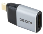 Adapter Dicota USB Type-C - DisplayPort Silver (7640239421233) - obraz 1