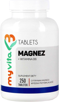Kompleks witamin i minerałów Proness MyVita Magnez + Witamina B6 250 tabs (5905279123922) - obraz 1