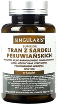 Kwasy tłuszczowe Singularis Superior Tran with Peruvian Anchovy 60 caps (5903263262206)