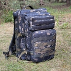 Тактический штурмовой рюкзак объемом 50 литров. Multicam Black - изображение 10