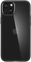 Etui plecki Spigen Crystal Hybrid do Apple iPhone 15 Matte Black (8809896747936) - obraz 3