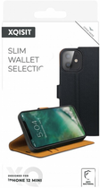 Etui z klapką Xqisit Slim Wallet do Apple iPhone 12 mini Black (4029948098371) - obraz 4