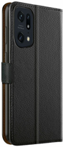 Чохол-книжка Xqisit Slim Wallet для OPPO Find X5 Pro Black (4029948216638) - зображення 3