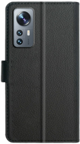 Etui z klapką Xqisit Slim Wallet do Xiaomi 12/12X Black (4029948216584) - obraz 2