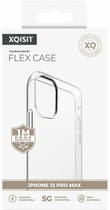Etui plecki Xqisit Flex Case do Apple iPhone 13 Pro Max Clear (4029948221038) - obraz 3