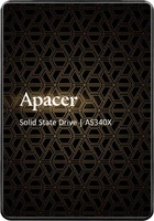 SSD накопитель Apacer AS340X 240GB скоростной диск 2.5" 7 мм SATA 3