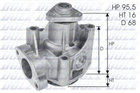 Водяной насос DOLZ L135 Fiat Tipo 5894394, 5999790, 71719670