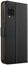 Чохол-книжка Xqisit Slim Wallet Selection для Samsung Galaxy A12 Black (4029948220567) - зображення 3