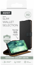 Etui z klapką Xqisit Slim Wallet Selection do Samsung Galaxy A25 5G Black (4029948106373) - obraz 6