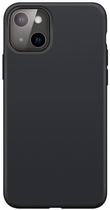 Etui plecki Xqisit Silicone Case do Apple iPhone 13 mini Black (4029948205960) - obraz 3