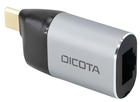 Адаптер Dicota USB Type-C - RJ-45 Silver (7640239421257) - зображення 1