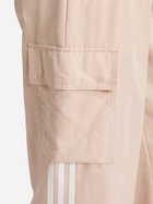 Spodnie dresowe damskie Adidas 3S IZ0717 XS Beżowe (4067889556758) - obraz 3
