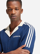 Сорочка бавовняна літня чоловіча Adidas Premium Knitted IU0223 S Синя (4066757906480) - зображення 3