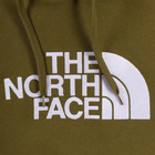 Bluza męska z kapturem z nadrukiem The North Face Drew Peak NF00AHJYPIB M Oliwkowa (196575387995) - obraz 5