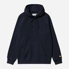 Худі чоловіче Carhartt WIP Chase Sweat I033661-00HXX M Темно-синє (4064958858911) - зображення 1