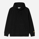 Худі чоловіче Carhartt WIP Chase Sweat I033661-00FXX M Чорне (4064958858850) - зображення 1