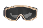 Захисні окуляри маска з вентилятором DARK EARTH, FMA - зображення 3