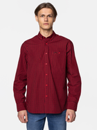 Koszula męska bawełniana Lee Cooper NEW TENBY -LK18 XL Czerwona (5904347390365) - obraz 1