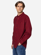 Koszula męska bawełniana Lee Cooper NEW TENBY -LK18 3XL Czerwona (5904347390389) - obraz 2