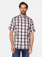 Koszula męska bawełniana Lee Cooper NEW TENBY2-LK01 XL Biały/Bordowy (5904347390518) - obraz 4