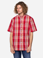 Koszula męska bawełniana Lee Cooper NEW TENBY2-LK16 XL Czerwona (5904347390563) - obraz 1