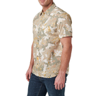 Сорочка тактична 5.11 Tactical Wyatt Print Short Sleeve Shirt Sand Dune Canopy Camo S (71231-1096) - изображение 4