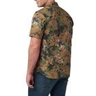 Сорочка тактична 5.11 Tactical Wyatt Print Short Sleeve Shirt Sage Green Canopy Camo S (71231-1095) - изображение 3