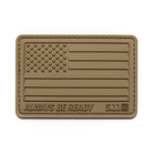 Нашивка 5.11 Tactical USA Flag Desert Patch Kangaroo (92027-134) - зображення 1