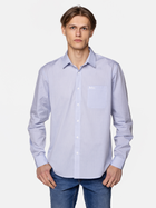 Koszula męska bawełniana Lee Cooper VITO-1017 L Błękitna (5904347390990) - obraz 1