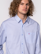 Koszula męska bawełniana Lee Cooper WALTER-9138 XL Błękitna (5904347389673) - obraz 3
