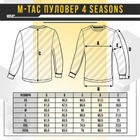 Пуловер тактический (кофта) M-Tac 4 Seasons Army Olive Размер XL - изображение 7