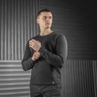 Пуловер тактический (кофта) M-Tac 4 Seasons Black Размер XS - изображение 2