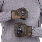 Перчатки тактические с закрытыми пальцами Military Rangers BC-9876 L Оливковый - изображение 4