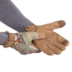 Рукавиці тактичні з закритими пальцями Military Rangers BC-9878 S Камуфляж Multicam - зображення 3