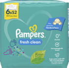 Chusteczki nawilżane dla niemowląt Pampers Fresh Clean 6x52 szt (8001841078175) - obraz 2