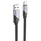 Кабель HOCO U119 USB для Type-C 5A, 1.2m, нілон, алюмінієві connectors, Black (6942007605007)