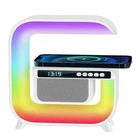 Light Sound Machine XM-G3 mini, RGB нічник, годинник, бездротова зарядка, Bluetooth колонка