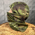 Балаклава тактическая военная темнозеленый камуфляж летняя - изображение 3